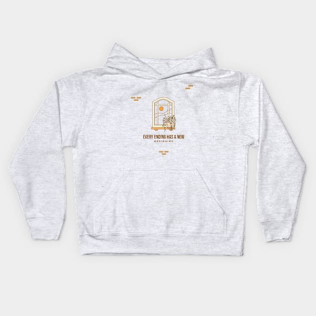 new beginning Kids Hoodie by Katebi Designs